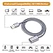 Capshi USB C to DisplayPort Cable 3.3FT 8K@60Hz, Type C to DP 1.4 Cable 32.4Gbps 4K@144Hz/2K@240Hz Braided Thunderbolt 3/4 to DP Cord Compatible with iPad, MacBook Pro/Air, Surface, iMac, Galaxy, XPS