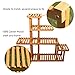 Yardeen 5-Tier Wooden Plant Display Stand Bonsai Flower Rack Storage Organizer Rack Shelving 10 Pot Holder for Garden Patio Corner Indoor&Outdoor Décorthumb 2
