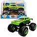 Small Big Wheels Monster Jam Action Hot Wheels Gas Monkey Truck 1:64 Scale Crushable Car Version & Big Green Gas Monkey Garage Truck 1:24 Bundle