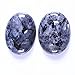 40x30mm Oval Cabochon CAB Flatback Semi-Precious Gemstone Ring Face (Larvikite)