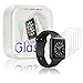Xawy Apple Watch Screen Protector 38mm [6-Pack], (Series 3/2/1 Compatible) ILLUMI Full Coverage Screen Protector for Apple Watch HD Anti-Bubble Film Military-Grade Self-Healing UV-Resistant