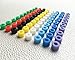 50 Pcs Small Type Dental Hygienist Silicone Instrument Color Code Rings Lt.Blue