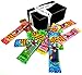 Dorval Sour Power Straws 5-Flavor Variety: Two 1.75 oz Packages Each of Green Apple, Strawberry, Pink Lemonade, Blue Raspberry, and Watermelon in a BlackTie Box (10 Items Total)