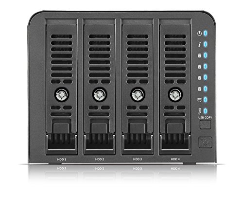 Thecus-N4350-4-Bay-NAS-with-Marvell-Armada-388-Dual-Core-18-GHz-1GB-RAM-2x-USB-30-Black