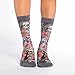 Good Luck Sock Women's Floral Sloths Socks, Adult, Shoe Size 5-9