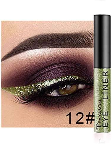 Makeup Eyeshadow Metallic Shiny Smoky Eye Eyeshadow Waterproof Glitter Liquid Eyeliner 15 Color Eye Shadow