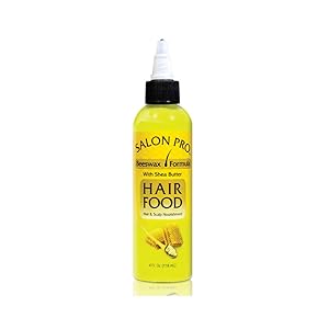 Salon Pro Hair Food Beeswax with Shea Butter 4oz