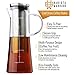 COLD BREW COFFEE MAKER - Iced Coffee Maker & Tea Infuser with Pouring Spout, Glass Pitcher with Removable Stainless Steel Filter, 1 Quart | 32 oz