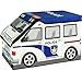 2-in-1 Police Car Children's Toy and Storage Box With Kids 3D Puzzle of Adventure Ship