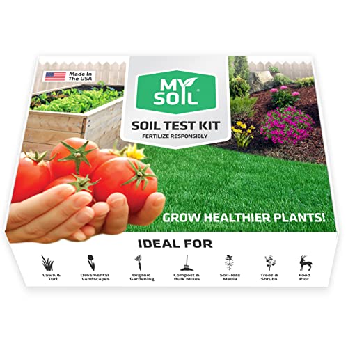 MySoil Soil Test Kit 4 Pack Grow The Best Lawn & Garden Complete & Accurate Nutrient and