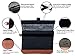 Smell Proof Bag 7x6 inches with Vegan Leather | Carbon Lined | Double Sealed | Sleek Waterproof Zipper | Eliminates Strong Odors | Dog Tested