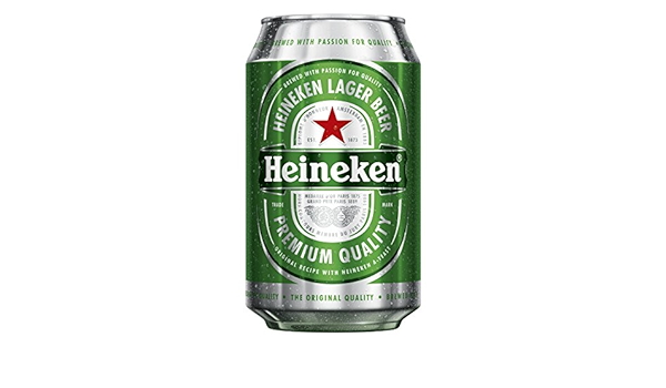 Heineken - Cerveza Rubia Lager - Lata 330 ml: Amazon.es ...