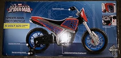 spiderman motorcycle 6 volt