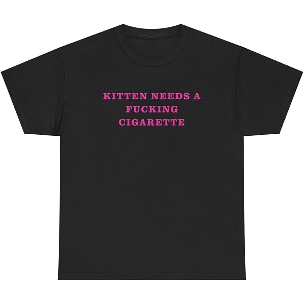 Amazon.com: Kitten Needs A Fucking Cigarette Cat Premium Tri-Blend T-Shirt  : Clothing, Shoes & Jewelry