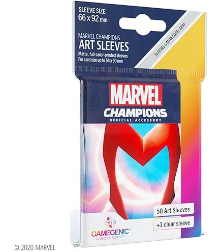 Amazon.com: Marvel Champions The Card Game Official Ant-Man Art Sleeves -  Pack of 50 Art Sleeves and 1 Clear Sleeve - Card Game Holder