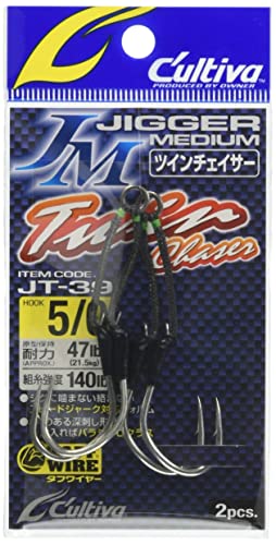 オーナー JT-39 ジガーミディアムツインチェイサー 6/0・9/0 OWNER 6/0 12329
