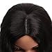 ForQueens Black Wavy Wig Synthetic Natural Long Curly Wigs Loose Body Wave Wigs Heat Resistant Fiber Full Wigs for Women