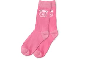 75th Birthday Gift Socks Present for Women 75 Ladies Size 6-9