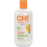 CHI CurlyCare Curl Shampoo, Hydrates Curls, Reduces Frizz & Increases Elasticity & Strength, Sulfate, Paraben, & Cruelty-Free, 12 Oz