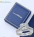 MABELLA Women’s 1.8 Ct Princess Cut 925 Sterling Silver Cubic Zirconia Wedding Engagement Ring Set Bridal Ring Band