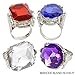 Rhode Island Novelty Jumbo Jeweled ngs Assortment (1 dz)