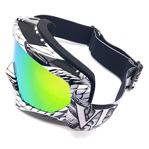 ZDATT Motocross Goggles, ATV Goggles Adult Dirt Bike MX Goggle Glasses