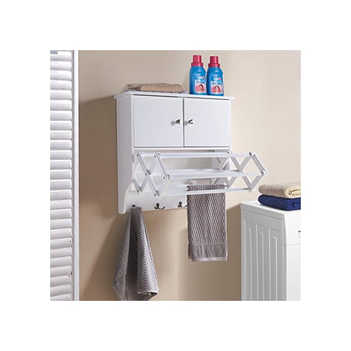 Danya B. Accordion Wall Mount Drying Rack with LAVORIST