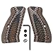 G10 Grips for CZ 75 Compact, Snake Scale Texture, Cool Hand Brand Coyote Color