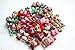 yagopet 50pcs/Pack Dog Hair Bows - Rubber Bands with Christmas Designs - Topknot Bows for Holidays - Rhinestone Centre Dog Grooming Bows