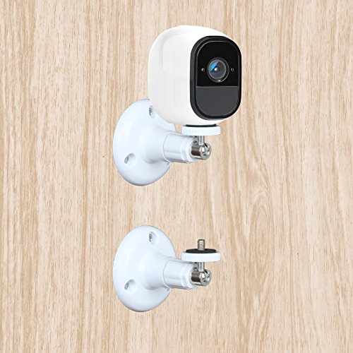 Security Wall Mount Adjustable, Aitee Ceilling Mount Stand Bracket Indoor/Outdoor Mount for Arlo, Arlo Pro Camera(White) …