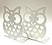 Bellaa 28632 Owls Bookend Cute Nonskid Art Book End Metal 7inch