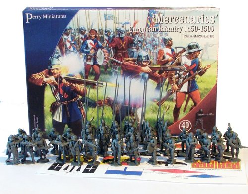 Perry Miniatures 28mm Mercenaries European Infantry 1450-1500 Model Kit