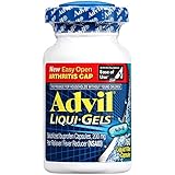 Advil Liqui-Gels Pain Reliever and Fever Reducer, Solubilized Ibuprofen 200mg, 160 Count, Easy Open Arthritis Cap