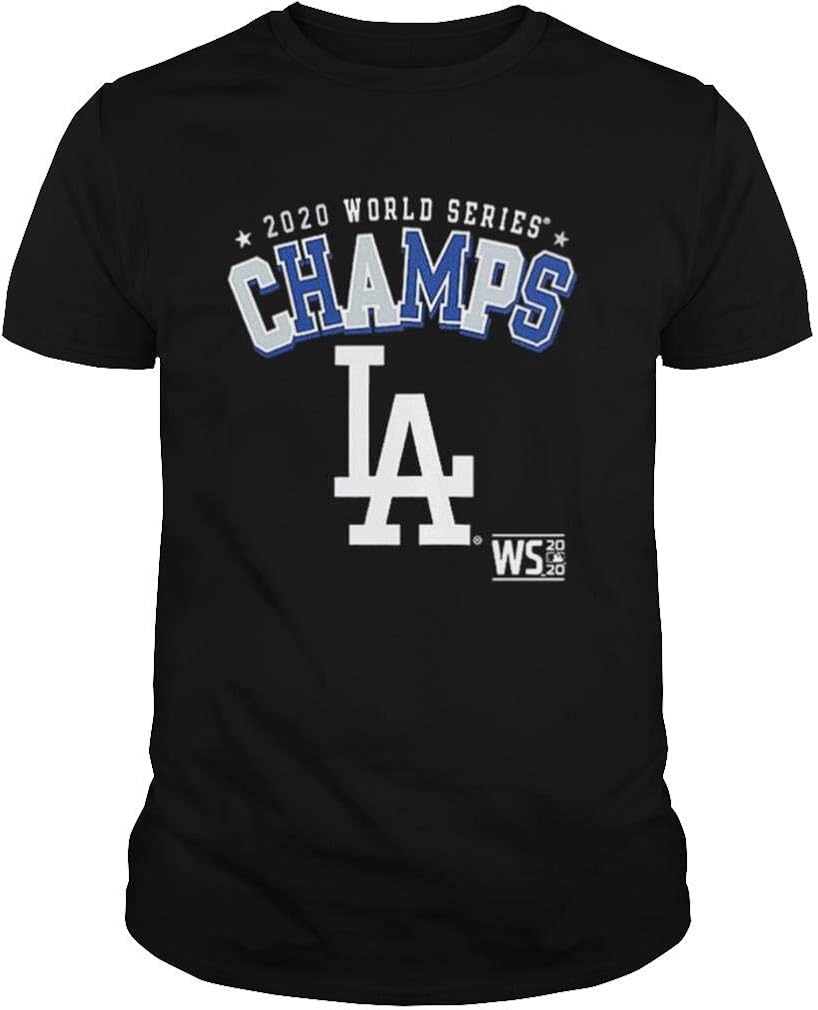 Amazon La D o d g e r s 2020 World Series Champions Unisex Tee 