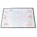 Pastry Mat, YYP Large Silicone Pastry Mat with Measurements, 23.5
