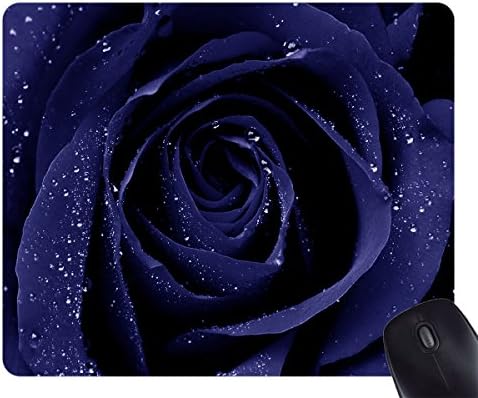 Mouse Pad Blue Roses 36230 Oblong Shaped Mouse Mat Design Natural Eco Rubber Durable Computer Desk Stationery Accessories Mouse Pads For Gift