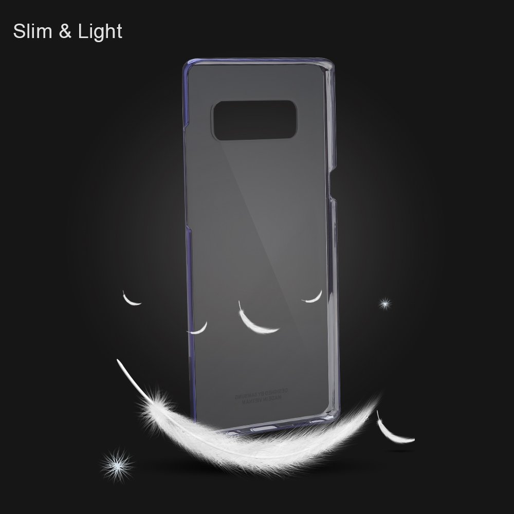 Phone Case for Note 8,Slim Crystal Clear Protective Cover Case with Colorful Frame for Samsung Galaxy Note 8