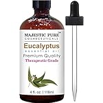 Majestic Pure Eucalyptus Essential Oil, 4 Fluid Ounce, Therapeutic Grade