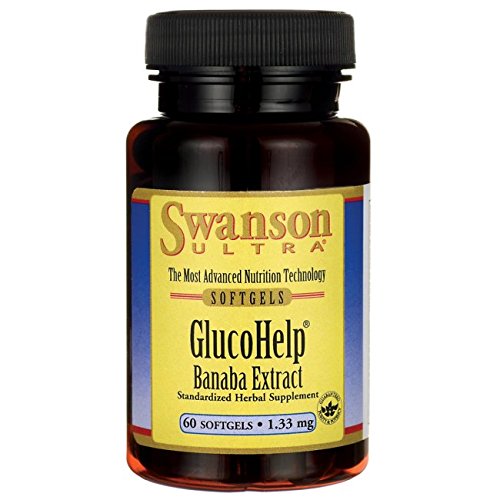 Swanson Glucohelp Banaba Extract 1.33 mg (std to 18%) 60 Sgels Swanson Glucohelp Banaba Extract 1.33 mg (std to 18%) 60 Sgels