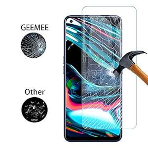 GEEMEE Pellicola Vetro Temperato+Fotocamera Vetro temperato per OPPO Realme 7 Pro,【2 Pack +2 Pack 】 9H Protezione… - immagine 4