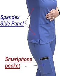 ANGIE UNIFORMS YOGAFLEX Soft & Stretchy Scrub Set