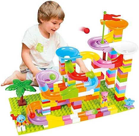 BeebeeRun Marble Run for Kids - 165PCS 