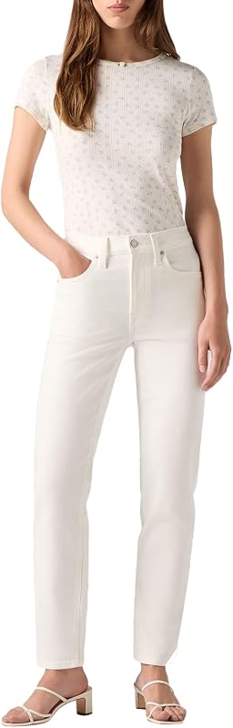 724 High Rise Straight, Jeans Donna, Cloud Dancer, 31W / 32L — foto 1 di 8