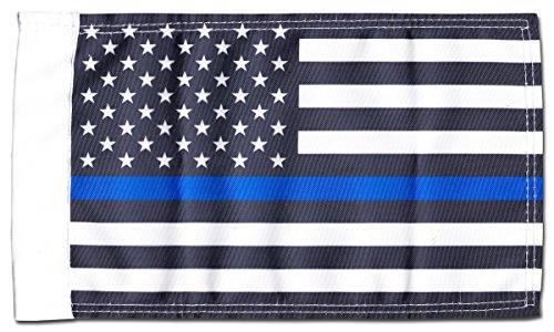 Thin Blue Line (USA) - 5.75" x 9" Motorcycle Flag