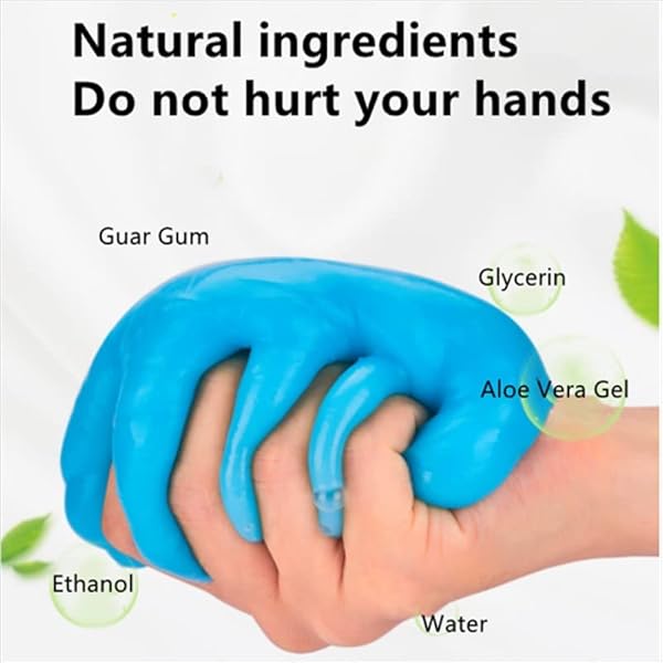 CLEANING GEL FOR CAR | CAR CLEANING KIT | UNIVERSAL DETAILING AUTOMOTIVE DUST CAR CREVICE CLEANER | AUTO AIR VENT INTERIOR DETAIL REMOVAL PUTTY | CLEANER FOR CAR VENTS, KEYBOARDS, CAMERAS