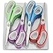 CCR Scissors 8 inch Soft Comfort-Grip Handles Sharp Blades, 16-Pack