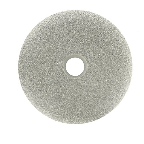 uxcell 100mm 4-inch Grit 320 Diamond Coated Flat Lap Disk Wheel Grinding Sanding Disc