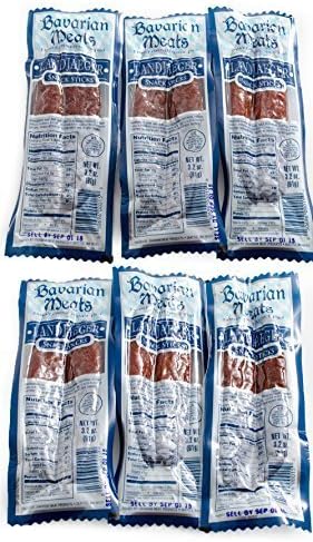 Bavarian Meats Landjaeger Original Sausage, 6 - 2 packs by Bavarian Meats