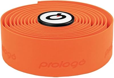 Prologo Plaintouch Handlebar Tape Orange - Cork Finish, Prologue Caps Included