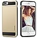Vofolen Case for iPhone 7 Plus Case Wallet Card Holder Sliding Cover ID Slot Hidden Pocket Dual Layer Protective Hard Shell Soft TPU Rugged Bumper Armor Tough casing for iPhone 7 Plus Gold